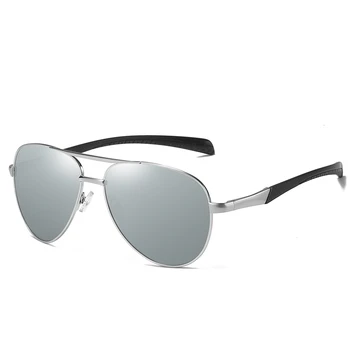 MSETOUTM Polarizate 2020 Bărbați ochelari de Soare UV400 Pilot ochelari de Soare Metal Driver Retro Clasic de Brand Designer de Epocă 8075