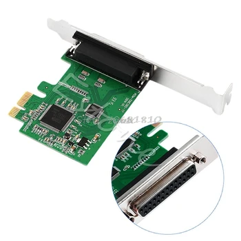 Portul paralel DB25 25Pin LPT Imprimanta la PCI-E Express Card Convertor Adaptor Whosale&Dropship