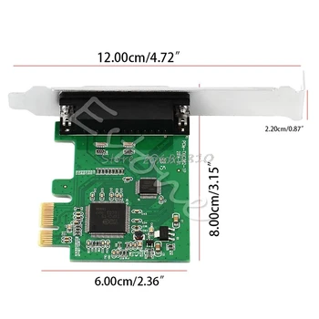 Portul paralel DB25 25Pin LPT Imprimanta la PCI-E Express Card Convertor Adaptor Whosale&Dropship