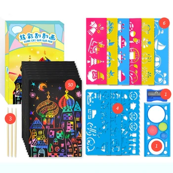 Copii Pictura Jucării de Culoare Carte DIY Manual Desen Zero Interacțiune Părinte-copil Zero Jucărie de Învățământ Set 3869