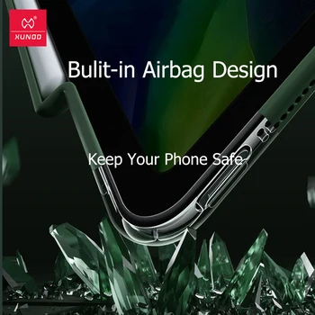 Pentru iPad Pro 11 2020 12.9 Xundd Airbag-uri, Shockproof Flip de Protecție din Piele husa pentru Tableta + Transparent Mat Înapoi чехол