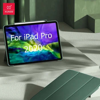 Pentru iPad Pro 11 2020 12.9 Xundd Airbag-uri, Shockproof Flip de Protecție din Piele husa pentru Tableta + Transparent Mat Înapoi чехол