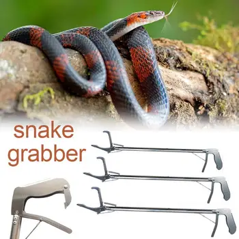 Noi Șarpe Grabber Catcher Clește Reptilă Șarpe Clește Stick Grabber Pliabil Catcher Maxilarului Larg Instrument Grele Șarpe Instrumente De Control