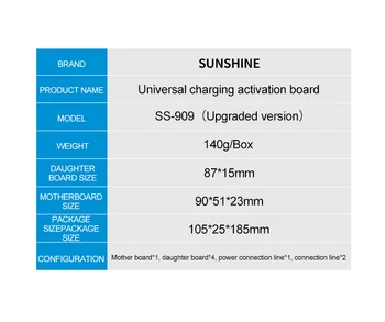 Universal De Activare A Bateriei A Circuitului De Bord Ss-909 Telefon Încărcător De Baterie Pentru Iphone Samsung Huawei Ipad Baterie Tester