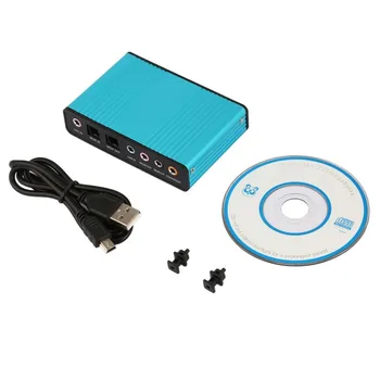De înaltă Calitate Profesională Card de Sunet Extern USB Canal 5.1 Audio Optic Card Adaptor pentru PC si Laptop