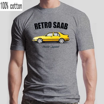 Barbati New Sosire Stil de Vara SAAB 9000 T-shirt. RETRO SAAB. MASINA CLASICA. SUEDEZĂ. MODIFICAT. Amuzant Tricouri Pentru Bărbați
