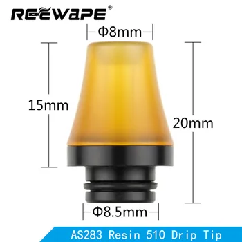 Reewape 510 Drip tip de 8,5 mm pentru RTA rezervor adr vape accesoriu mustiuc drip tip 510
