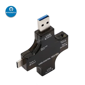 Tip C USB Tester Banca de Putere Încărcător Indicatofor Reparatie Telefon Mobil Digital Tensiune de Curent Multimetru Detector