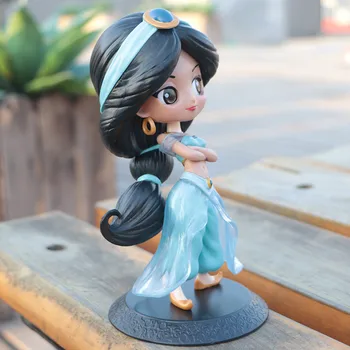 Bandai Q Posket Lampa Lui Aladdin Jasmine Printesa Papusa Anime Marionete Garaj Kit De Model Ornamente Jucării Periferie Cele Mai Bune Vânzătorii Nou