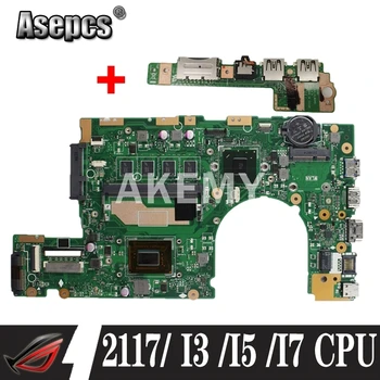 Bord liber S400CA S500CA placa de baza Pentru ASUS S400CA 2117/I3/I5/I7 CPU 4GB Laptop placa de baza S500C S400C S500C S500CA placa de baza