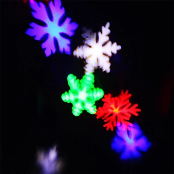 LED Laser Proiector Lumina Fulg de nea Elan Lampa de Proiecție Scenă de Interior, Iluminat Exterior 20 De Modele de Anul Nou Decor de Crăciun