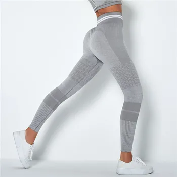 Talie mare fără Sudură Yoga Pantaloni Sport, Jambiere Pentru Femei Antrenament Slim Sală de Fitness push-up Rulează de Formare Dresuri Pantaloni