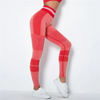 Talie mare fără Sudură Yoga Pantaloni Sport, Jambiere Pentru Femei Antrenament Slim Sală de Fitness push-up Rulează de Formare Dresuri Pantaloni