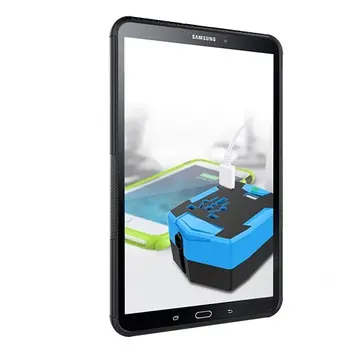 HYSOWENDLY Armura Hard PC + TPU Moale Caz Comprimat pentru Samsung Galaxy Tab Un A6 10.1
