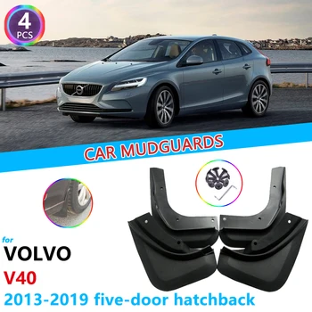 Apărători de noroi pentru Volvo V40 2013 2016 2017 2018 2019 Hatchback Accesorii Auto Aripile apărătoare de noroi Garda Splash Clape