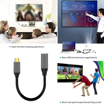 USB-C la Mini Displayport Cablu 4K 60Hz Tip-C practică converter Thunderbolt 3 MDP Pentru Macbook