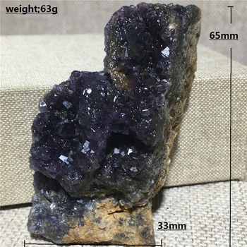 Naturale fluorit geode cristal de cuarț specimen mobilier Acasă decorare piatră de vindecare Reiki prime de piatră prețioasă