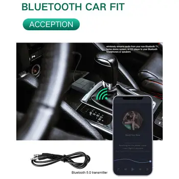 Bluetooth 2-în-1 Adaptor Audio Wireless Bluetooth 5.0 Transmițător și Receptor cu AUX/RCA pentru TV Auto Sistemul Stereo de Acasă