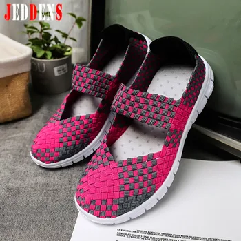 Țese Platforma Adidasi Lumină Moale pentru Femei Pantofi Sport Respirabil Rularea Pantofi pentru Femei Pantofi pentru Vara Multicolor Mama Pantofi Q13 41354
