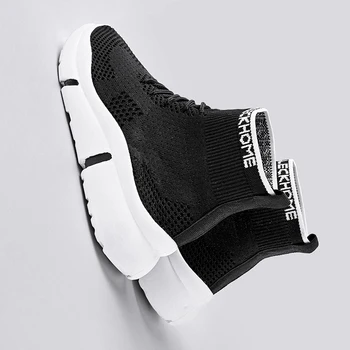 Adidasi Femei Tricot De Sus Respirabil Pantofi Sport Sock Cizme Femei Pantofi De Înaltă Top Pantofi De Alergare Pentru Femei