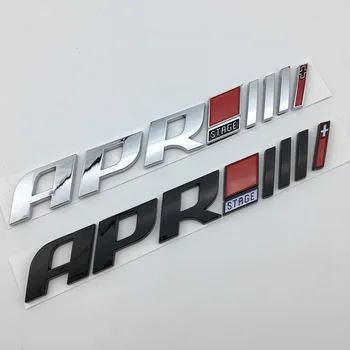 5X 3D plastic ABS Auto APR Etapa /// + Emblema Coada Partea Autocolant Insigna styling Decalcomanii Pentru Golf, Tiguan S3 S5 S6 TTS RS7