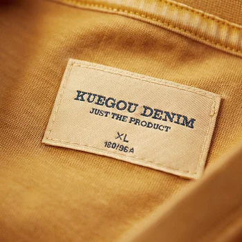 KUEGOU Men ' s T-shirt short sleeve fashion Litere brodate tricou de vara din bumbac tricou barbati top plus dimensiune BT-21639 4284