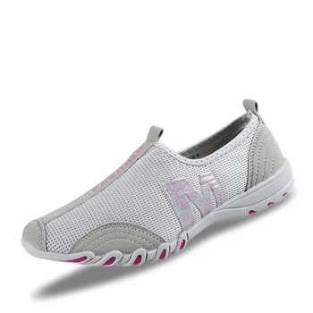 2020 Femei Pantofi De Mers Pe Jos De Femei Adidași Ochiurilor De Plasă Respirabil Low Top Plat Cu Un Singur Pantofi Pentru Femeie Pantofi De Vara Fierbinte De Vânzare A651 43014