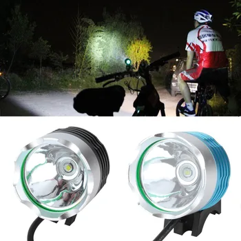 Rezistent la apa 2000 de Lumeni XML T6 LED-uri Waterpoof Biciclete Faruri Lampa Pentru Ciclism Biciclete Biciclete Biciclete Față de Lumină lanterna Lanterna 4305