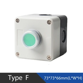 DIY 1P 5A Lift Pornire Buton Comutator de Comandă Cutie de Oprire de Urgență IP65 rezistent la apa Indicator luminos 4326