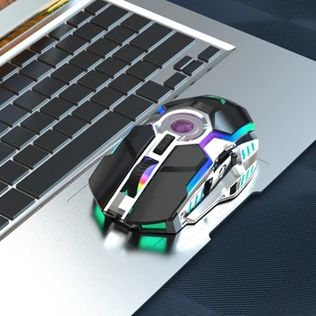 SeenDa Mouse de Gaming Reîncărcabilă 2.4 G USB Optic Ergonomic Jocuri LED Backlit Mouse-ul Optic Pentru Laptop PC