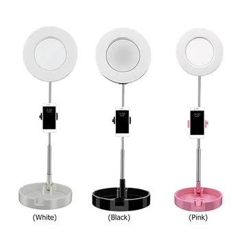 8inch LED-uri de Lumină Inel USB Pliere Bliț de Umplere Reglabil Lampa Lumini aparat de Fotografiat Selfie Fotografie Vii Frumusete de Iluminat