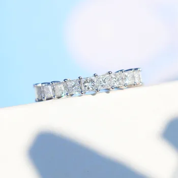 14K Aur Alb Bijuterii Inel pentru Femei Anillos De Bizuteria Nunta de Piatră prețioasă Naturale Clasic de Logodna cu Diamant Peridot Inele Cutie