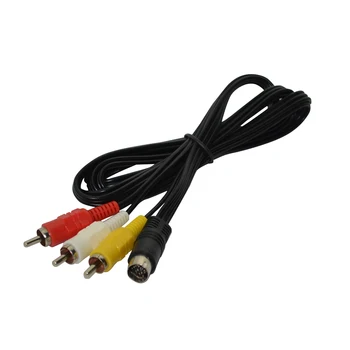 10buc o mulțime mai Recente Nichel Placare Plug Cablu AV pentru SEGA Saturn RCA Cablu pentru SS