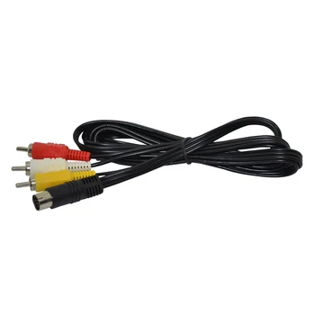 10buc o mulțime mai Recente Nichel Placare Plug Cablu AV pentru SEGA Saturn RCA Cablu pentru SS