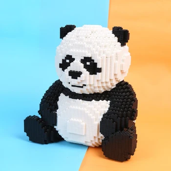 7288pcs Chineză Comoară Națională Animale Panda Model Blocuri Micro particule de Învățământ Jucarii si Cadouri pentru Copii