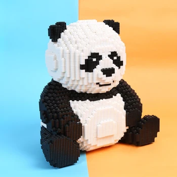 7288pcs Chineză Comoară Națională Animale Panda Model Blocuri Micro particule de Învățământ Jucarii si Cadouri pentru Copii