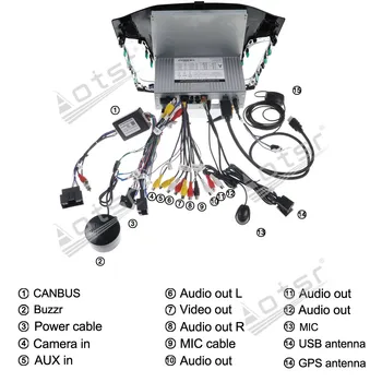 Pentru Ford Focus Android Radio casetofon 2012-2018 Auto Multimedia Player Stereo Unitate Cap PX6 Tesla Stil GPS Navi Audio Auto 4489