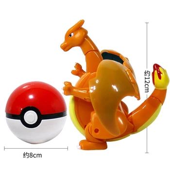 Original Pokemon cifre Jucărie charizard solgaleo Pikachu figurina Pokemon Mingea Model Figura Anime Pokemon Jucărie Pentru Copii Cadouri