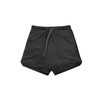 Barbati 2 in 1 pantaloni Scurți de Securitate Buzunare de Agrement pantaloni Scurți Uscare Rapidă Sport pantaloni Scurți Built-in Buzunare Solduri Hiden Buzunare cu Fermoar