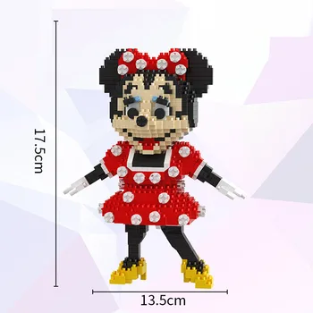 Disney 1300pcs+ Taie de Desene animate Mickey Minnie Mouse, Donald Duck, Daisy Blocuri Anime Figura Jucărie de Învățământ Pentru Copii Cadouri 4541