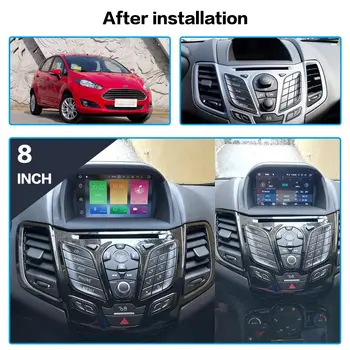 Android 10 IPS Ecran Pentru Ford Fiesta 2013-2016 Auto Multimedia Player Audio Navigație Radio Stereo Capul Unitate Gps 2din