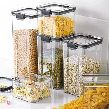 Alimente Etanș Cutii De Plastic, Cutii De Depozitare Pot Fi Stivuite Containere De Depozitare A Alimentelor Bucătărie Frigider Rezervoare De Stocare