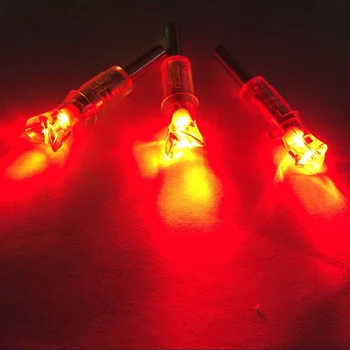 3pcs Automat Luminos de Înaltă Calitate de Vânătoare de Fotografiere Lumină 11.5 X 7.5 cm Săgeata Luminat Arc LED-uri Stralucitoare Săgeată Nock Coada
