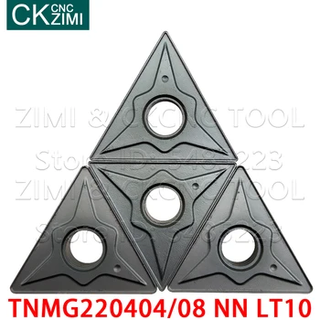 TNMG220404-NN TNMG220404 NN LT10 TNMG220408-NN TNMG220408 NN LT10 Carbură de a Introduce Cotitură Instrument de Tăiere TNMG CNC Metal, cutite de strung 4575