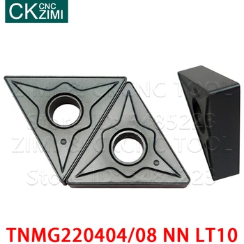 TNMG220404-NN TNMG220404 NN LT10 TNMG220408-NN TNMG220408 NN LT10 Carbură de a Introduce Cotitură Instrument de Tăiere TNMG CNC Metal, cutite de strung