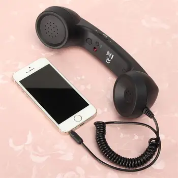 3.5 mm Jack Clasic Retro telefon Telefon Mini Microfon Difuzor Telefon Receptor pentru Iphone, Samsung, Huawei