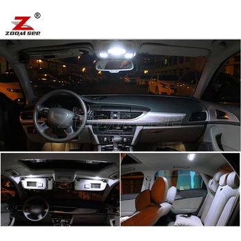 16pc CONDUS de inmatriculare Bec + LED Interior Dome Harta portbagaj Kit de Lumina pentru Audi A6 S6 RS6 C7 Sedan (2012-2017)