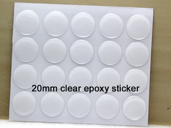 20mm Clar Rotund Bombat Epoxidice garnitură Pentru Capac de Sticla Pandantive Bijuterii Accesorii Ușor de Etanșare Meserii DIY