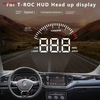 Pentru VolksWagenwerk VW T-Roc 2019 HUD Head-up Display Modificarea Presiunii în Anvelope