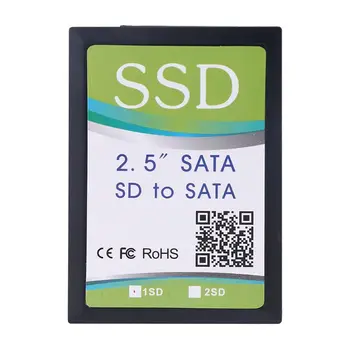 SD/SDHC/SDXC/MMC Card de Memorie Flash de la SATA Adaptor cu Cabina pentru 2.5